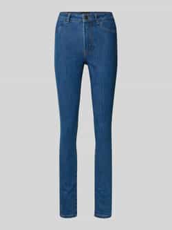 Pieces Slim fit skinny fit jeans van katoenmix model 'DEA'
