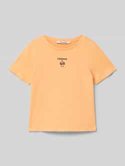 Garcia T-shirt met motief- en statementprint