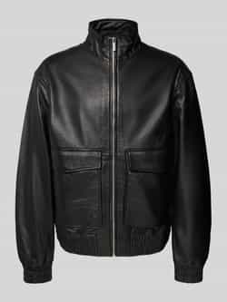 Selected Homme Regular fit leren jack van echt lamsleer model 'JOSEF'