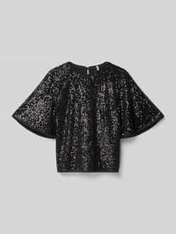 Only Regular fit T-shirt met pailletten model 'FRANSA'