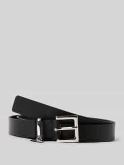 HUGO Leren riem met doornsluiting model 'Amelia'