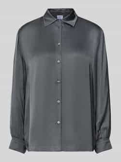 Emily Van den Bergh Regular fit blouse van viscose met knoopsluiting