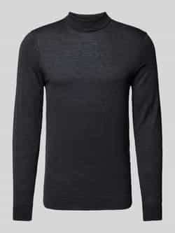 Strellson Gebreide pullover met ribboorden model 'Marek'
