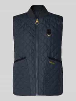 Barbour Regular fit bodywarmer met labelapplicatie