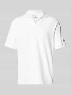MC2 Saint Barth Regular fit poloshirt met V-hals model 'CHARLES'