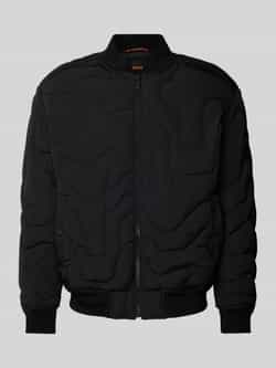 Boss Orange Bomberjack met structuurmotief model 'Omapy'