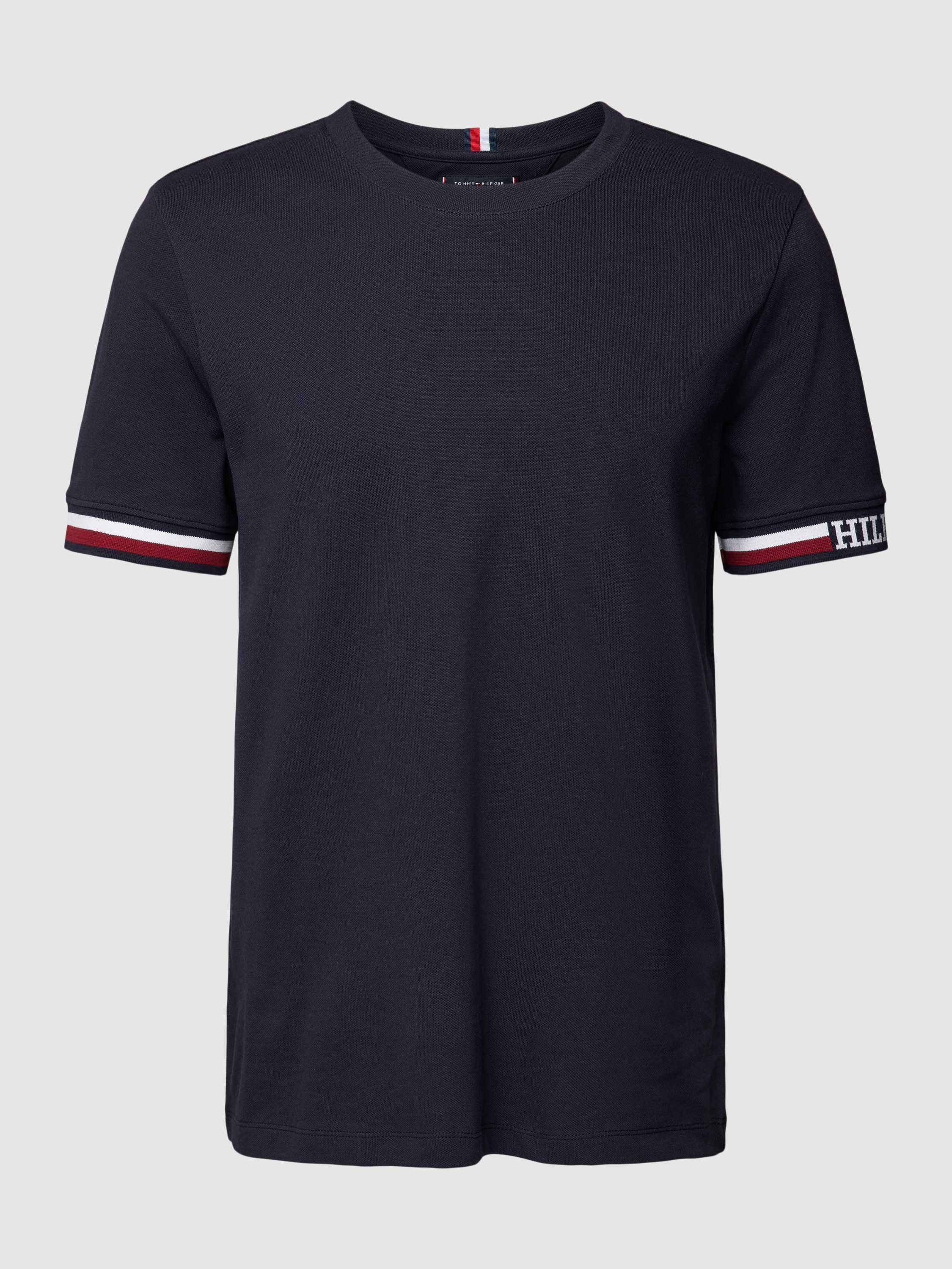 Tommy Hilfiger T-shirt Korte Mouw MONOTYPE BOLD GS TIPPING TEE