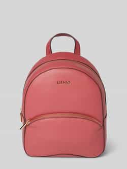 Liu Jo White Rugzak in leerlook met labeldetail