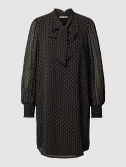 Jake*s Collection Knielange jurk met ballonmouwen