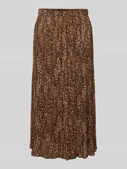 ZABAIONE Midirok met plooien model 'EL44SI'