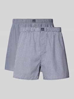 Christian Berg Men Relaxed fit boxershort met labelpatch in een set van 2 stuks