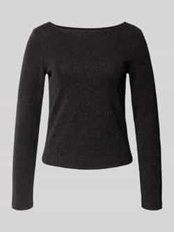 Pieces Regular fit shirt met lange mouwen en structuurmotief model 'JINA'