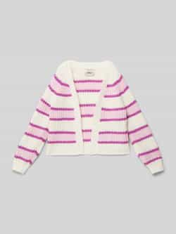 Only Comfort fit gebreid jack met grof tricot model 'NORDIC'
