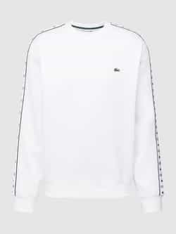 Lacoste Classic fit sweatshirt met labelstitching