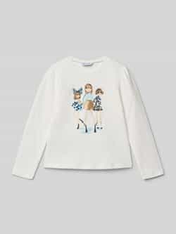 Mayoral Regular fit shirt met lange mouwen en motiefprint