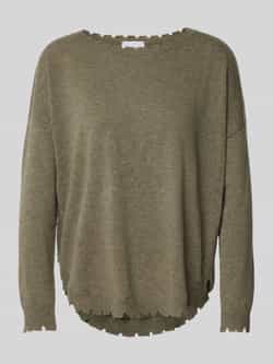 Kujten Gebreide pullover in destroyed-look model 'MELA'