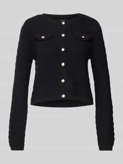 Vero Moda Regular fit gebreid jack met gestileerde borstzakken model 'VIOLETTA'