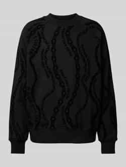 Versace Jeans Couture Sweatshirt met ribboorden