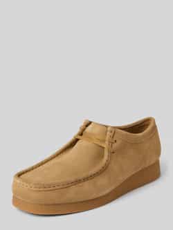 Clarks Mocassins van leer met rubberzool model 'Wallabee Evo'