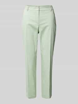 Christian Berg Woman Selection Slim fit pantalon van katoenmix