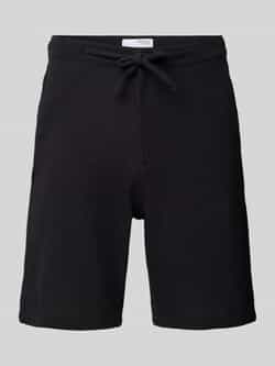 Selected Homme Regular fit bermuda met structuurmotief model 'BRODY'