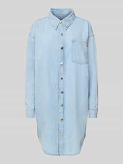 Calvin Klein Jeans Relaxed fit overhemdjurk met borstzak