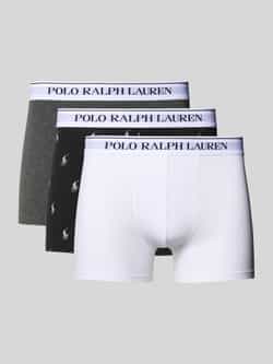 Polo Ralph Lauren Underwear Boxershort met elastische band in een set van 3 stuks