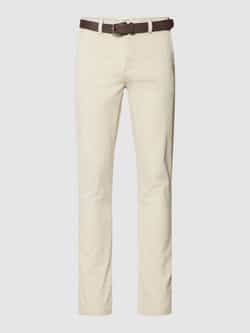 Lindbergh Regular fit chino met structuurmotief