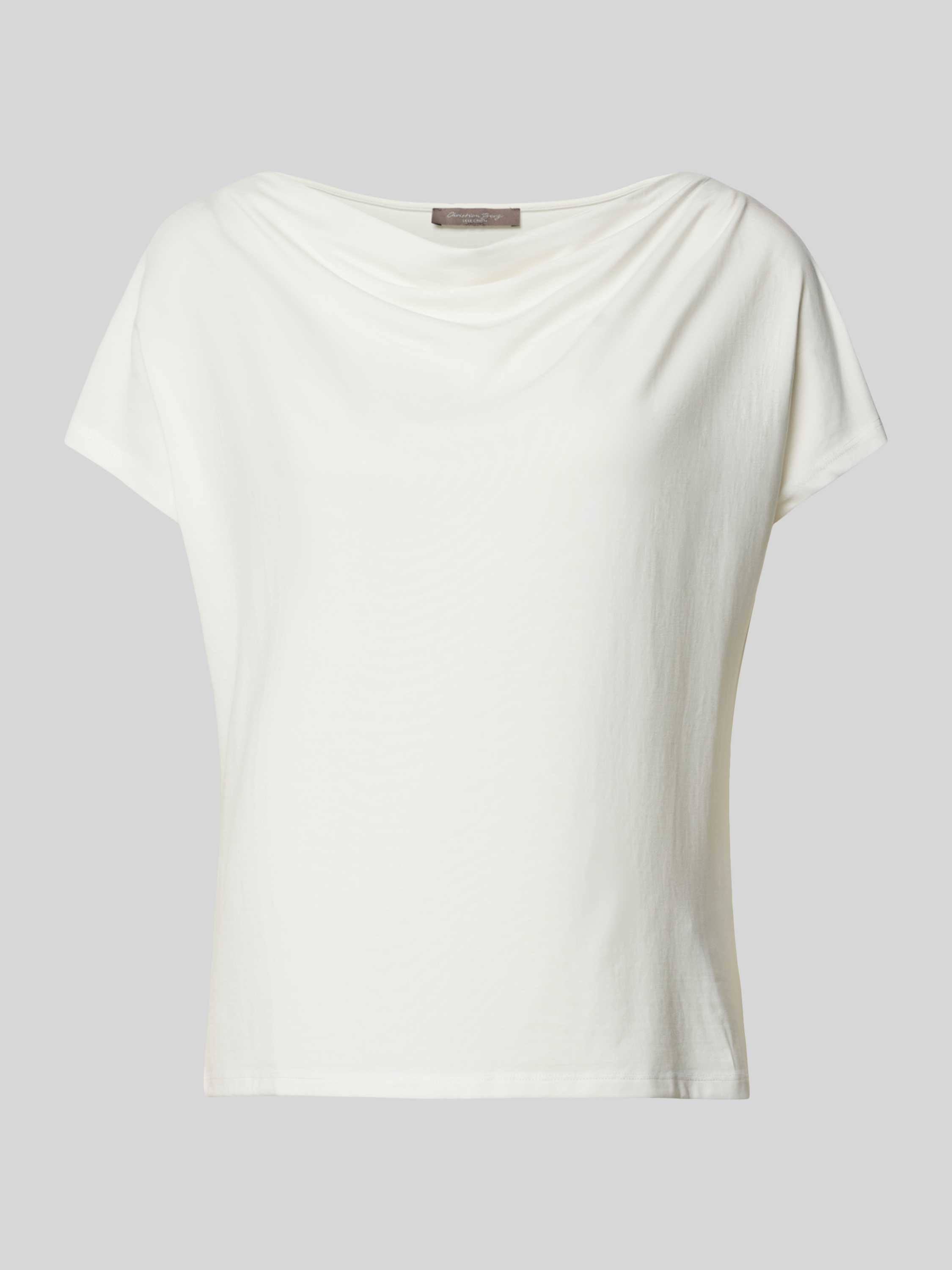 Christian Berg Woman Selection T-shirt met cascadehals