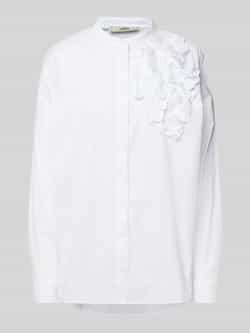 0039 italy Overhemdblouse met blinde knoopsluiting model 'SONJA'