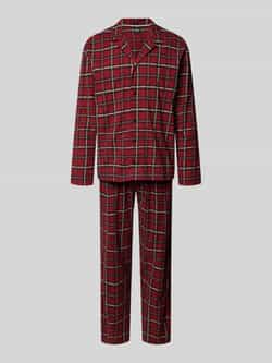 Boss Pyjama met reverskraag model 'Holiday'