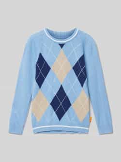 Steiff Gebreide pullover met ronde hals