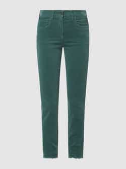 LUISA CERANO Skinny fit fluwelen broek met modal