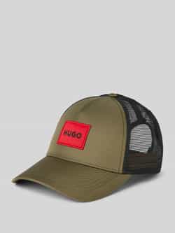HUGO Trucker-pet met labelbadge model 'Kody'