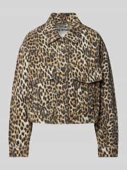 IQ Studio Jeansjack met klepzakken