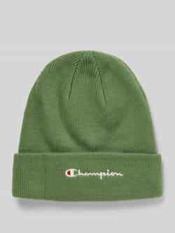Champion Muts in gebreide look met logostitching
