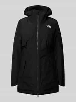 The North Face Gewatteerde lange jas met labelprint model 'Hikesteller'