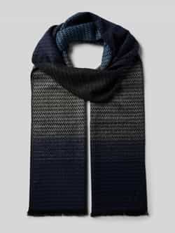 Christian Berg Men Sjaal van viscose met franjes