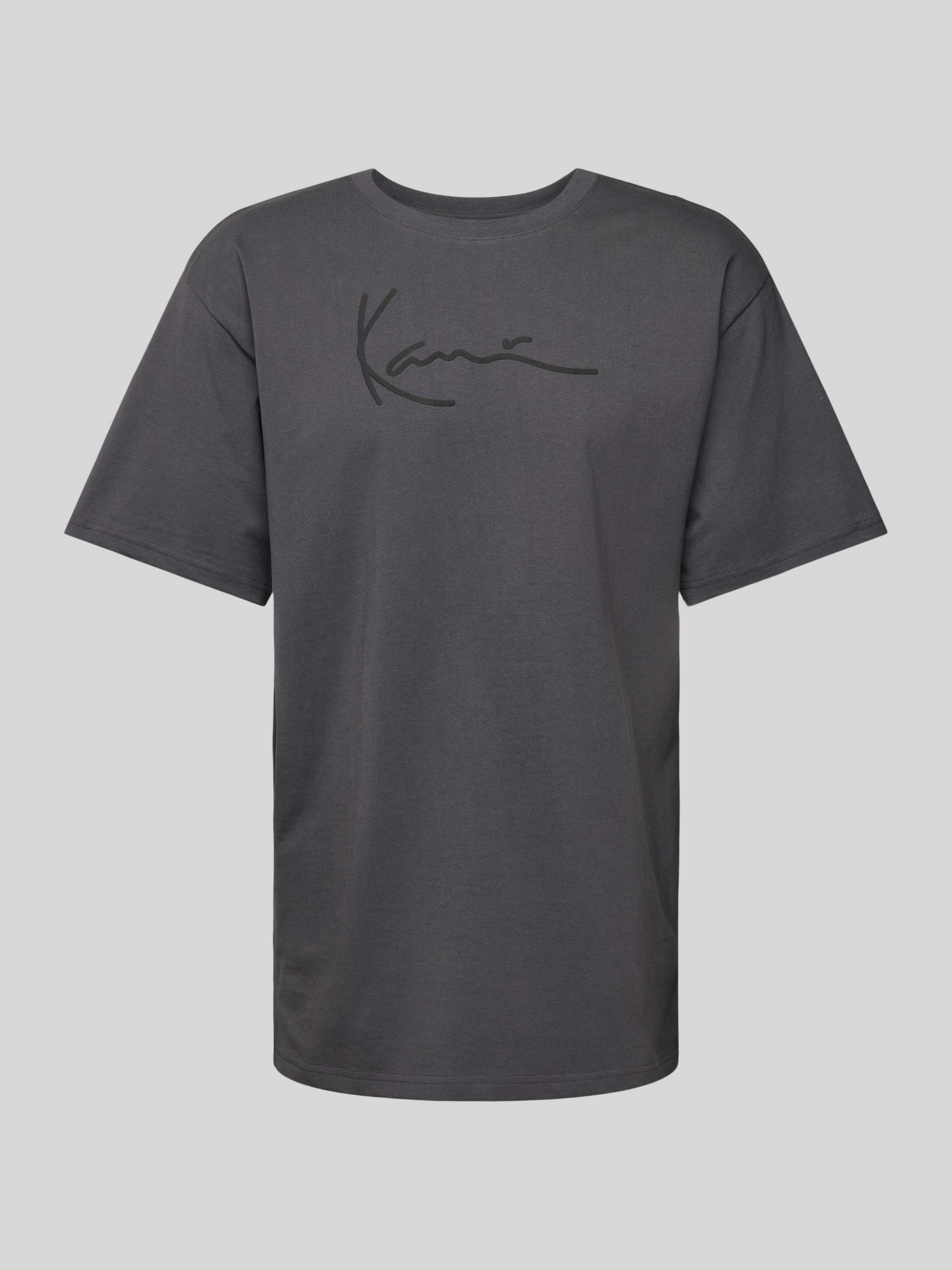 Karl Kani T-shirt met labelprint model 'Signature'