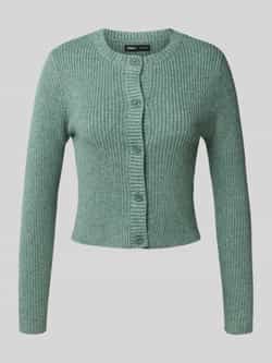 Only Regular fit gebreid jack van viscosemix model 'KATIA'
