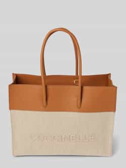 Coccinelle Shopper met labelstitching model 'MYRTHA'