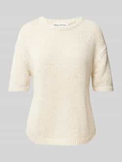 Marc O'Polo Loose fit gebreide pullover met korte mouwen