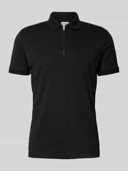 Selected Homme Regular fit poloshirt met ritssluiting model 'FAVE'