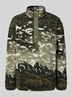Columbia Fleece Jack HELVETIA II PRINTED HALF SNAP FLEECE
