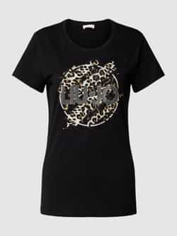 Liu Jo White T-shirt met label- en motiefprint