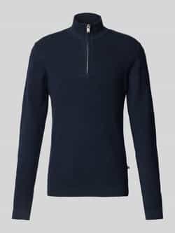 Matinique Gebreide pullover met opstaande kraag model 'lagoon'