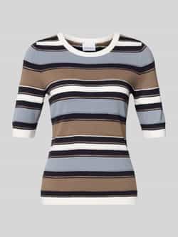 Comma Gebreide pullover met 3 4-mouwen
