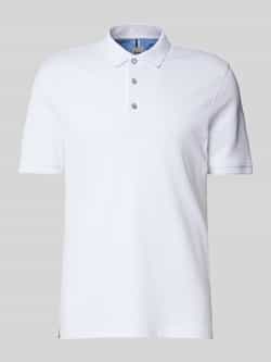 BRAX Regular fit poloshirt met labelprint model 'Pete'