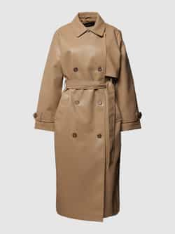 Vero Moda Trenchcoat in leerlook model 'AMALIE'