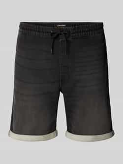 Jack & jones Korte regular fit jeans met elastische band model 'RICK'